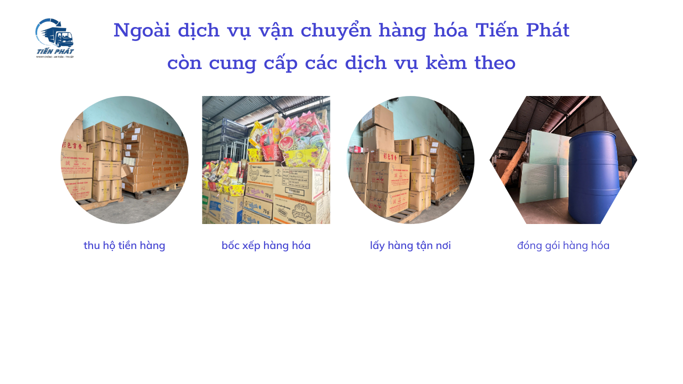 ngoài dịch vụ vận chuyển chúng tôi còn cung cấp các dịch vụ kèm theo