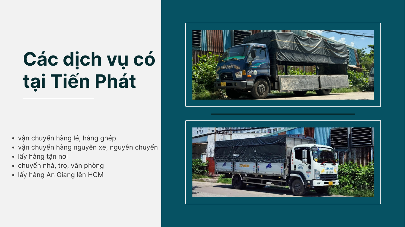 các dịch vụ có ở chành xe tien phát