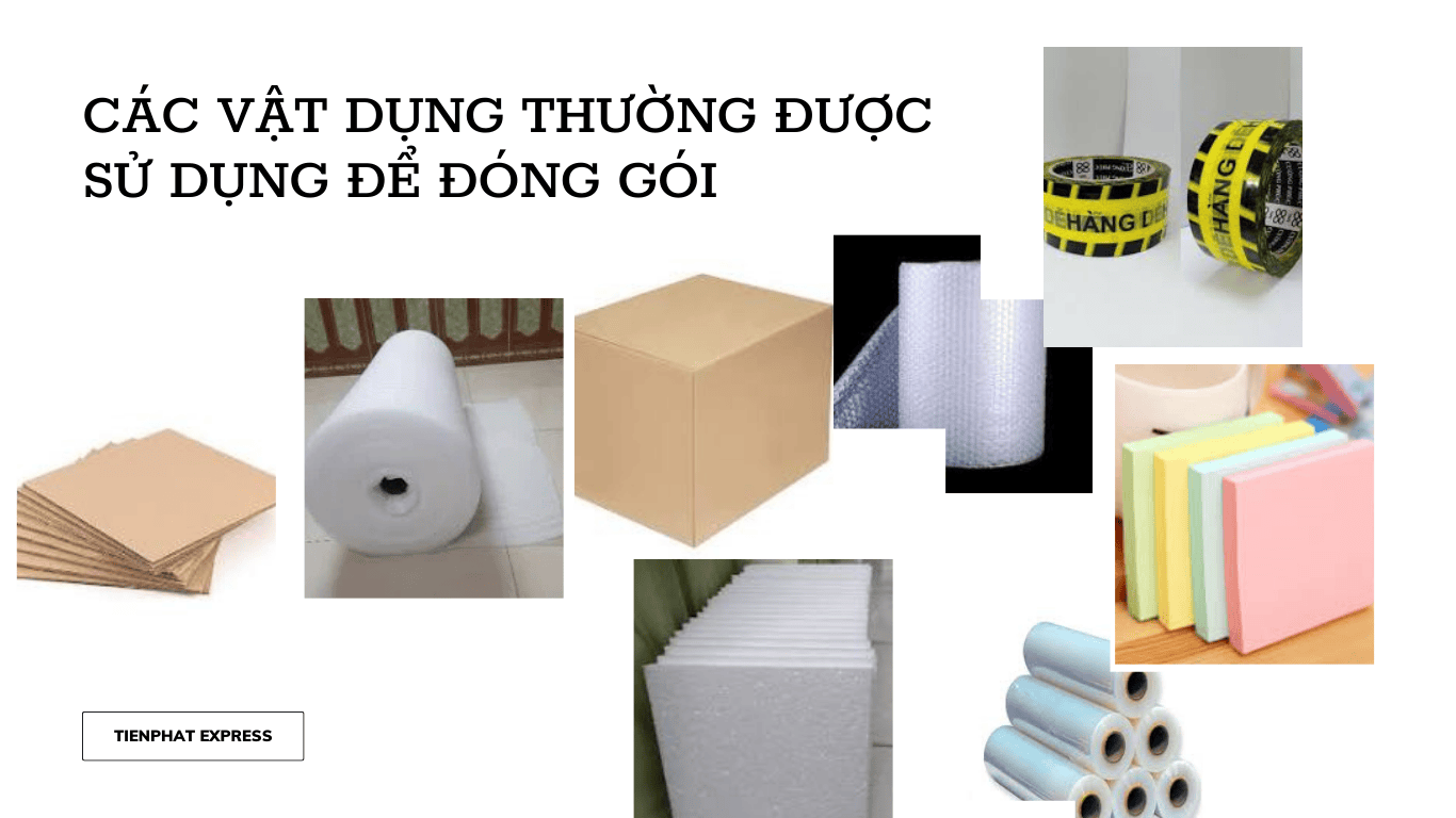 các loại vat dụng dùng để đống gói