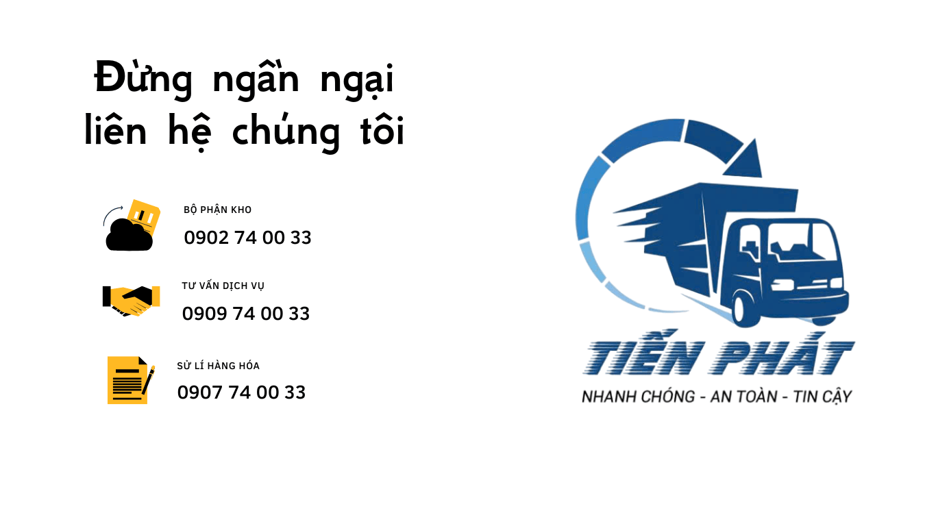 thông tin liên hệ với chành xe tiến phát