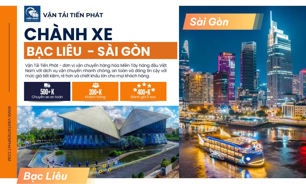 Chành xe Bạc Liêu đi Sài Gòn