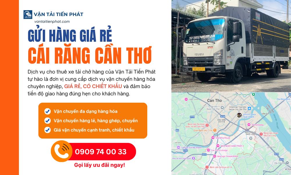 Chành xe Cái Răng Cần Thơ giá rẻ