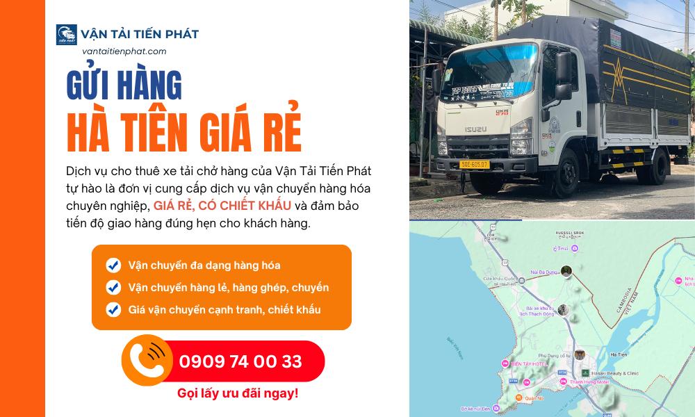 Chành xe gửi hàng đi Hà Tiên giá rẻ