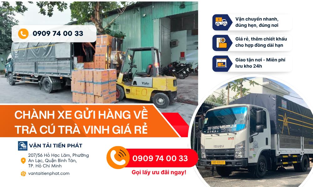 Chành xe về Trà Cú Trà Vinh