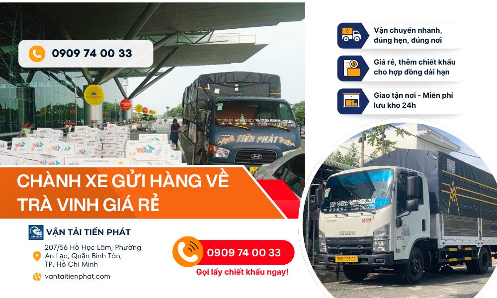 Chành xe gửi hàng về Duyên Hải Trà Vinh