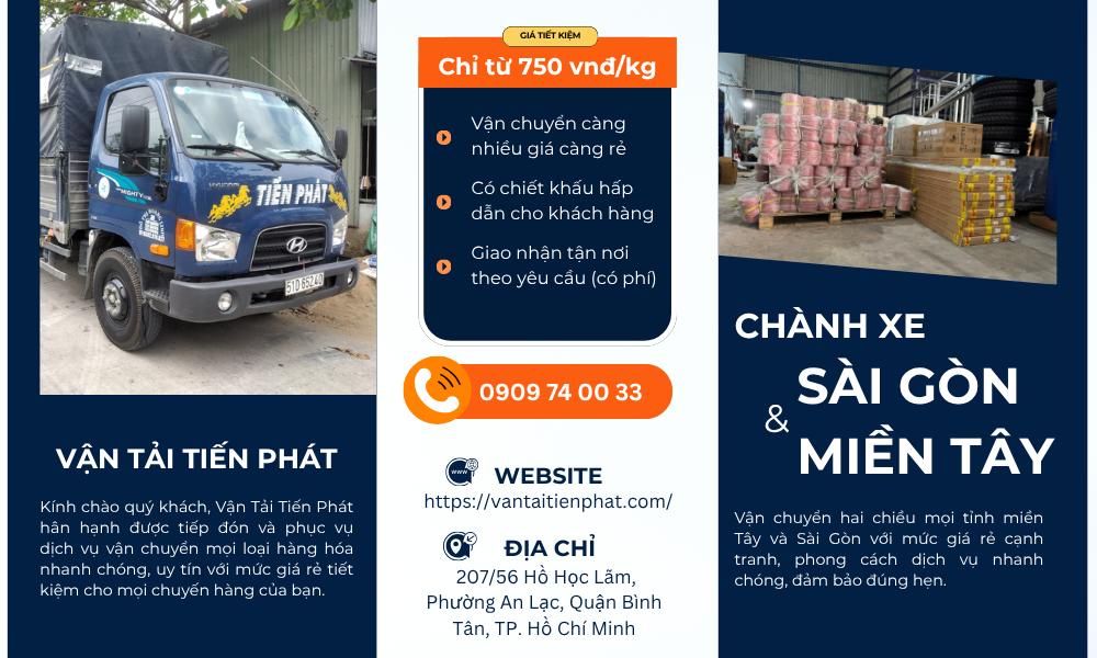 Chành Xe Cần Thơ, miền Tây đi Sài Gòn