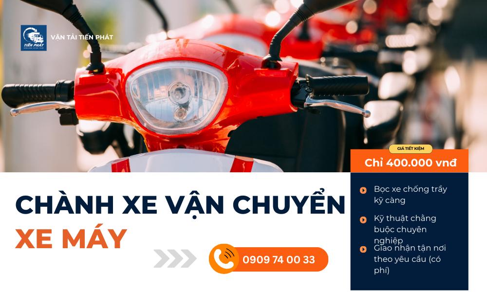 Chành xe vận chuyển xe máy từ Cần Thơ lên Sài Gòn