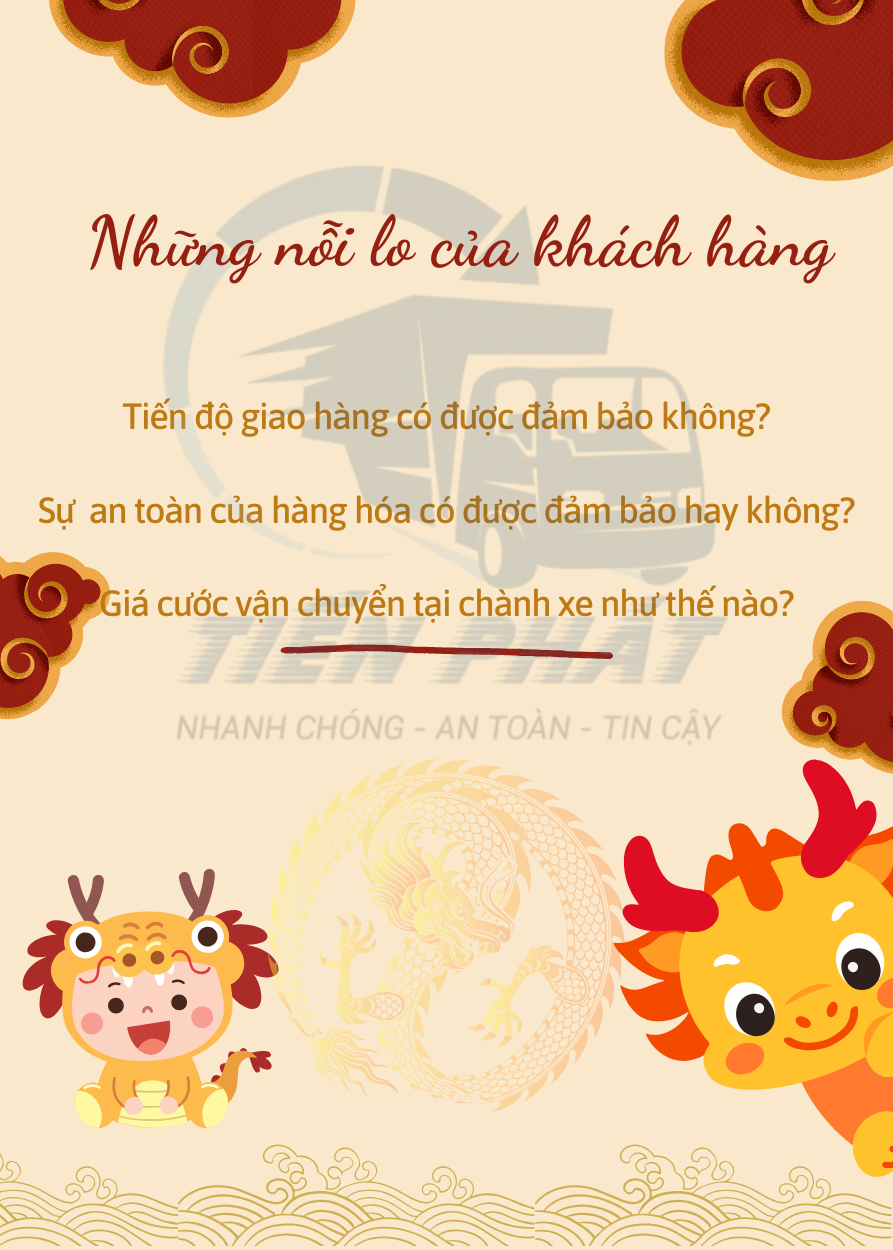 những nỗi lo của khách hàng khi gửi  hàng hóa tại chành xe 