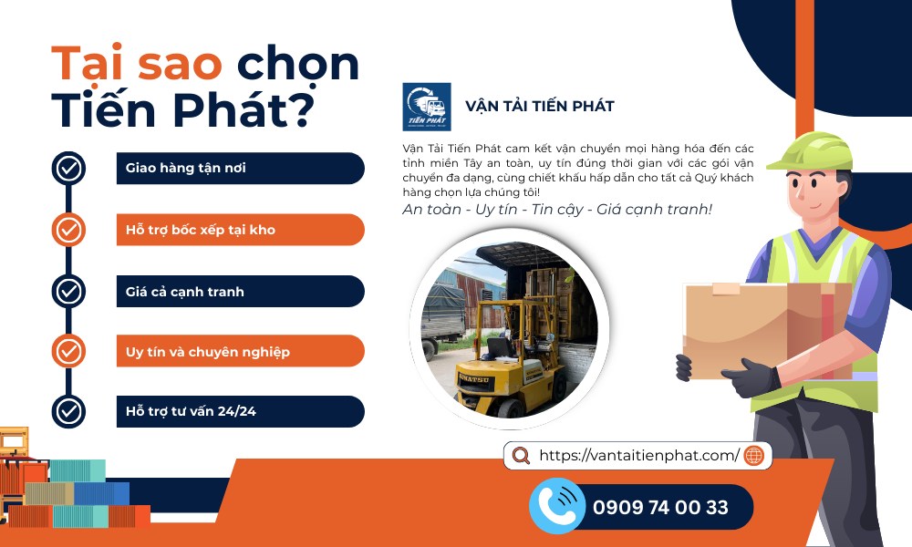 Tại sao nên chọn Vận Tải Tiến Phát