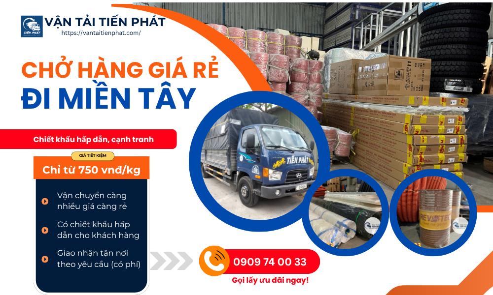 Xe tải chở hàng Hồ Chí Minh đi Cần Thơ