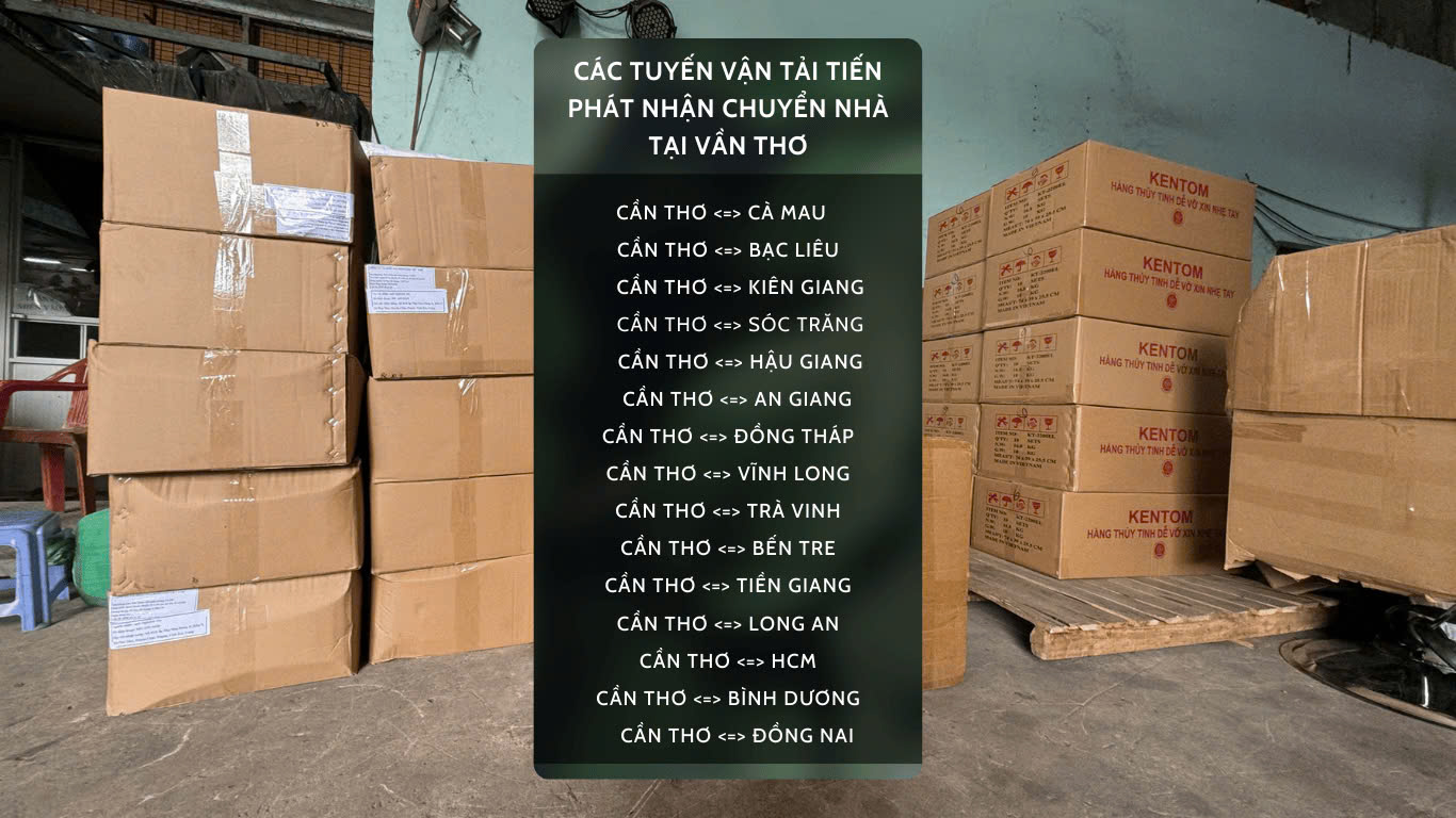 hàng hóa chuyển tu can thơ đi vinh long