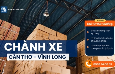 Vận chuyển hàng hóa từ Cần Thơ đi Vĩnh Long giá rẻ, ưu đãi