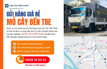 Chành xe Mỏ Cày Bến Tre từ TPHCM: Bảng giá cước và lịch trình giao nhận 24 giờ