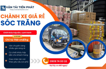 Chành xe đi Sài Gòn đi Sóc Trăng Giá Rẻ, Giao Nhanh 24H