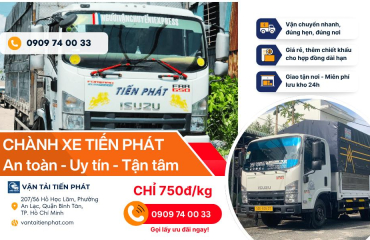 Dịch Vụ Chành Xe Vận Tải Tiến Phát Có Tốt Không?