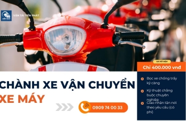 Gửi xe máy về Trà Vinh giá rẻ, giao nhanh trong 1 ngày, uy tín đúng hẹn