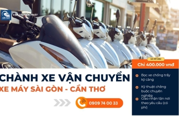 Bảng giá vận chuyển xe máy từ Sài Gòn về Cần Thơ