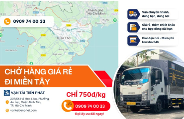 Chành Xe Sài Gòn Miền Tây (Phủ Sóng 13 Tỉnh): Giao Hàng 24H, Giá Rẻ Tận Gốc