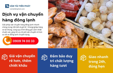 Chuyển Hàng Đông Lạnh Cần Thơ đi TPHCM: Giao Nhanh 24H, Giá Rẻ