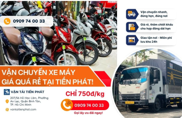 Dịch vụ vận chuyển xe máy liên tỉnh giá rẻ chỉ 400k