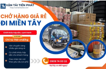 Xe tải chở hàng Hồ Chí Minh đi Cần Thơ giá rẻ