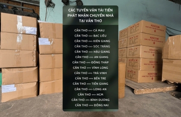 Chành xe cần thơ đi các tỉnh miền tây giá rẻ giao nhận hàng hóa tận nơi