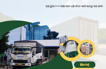 Chành xe Tiến Phát vận chuyển hàng hoa đi tiền giang giá rẻ